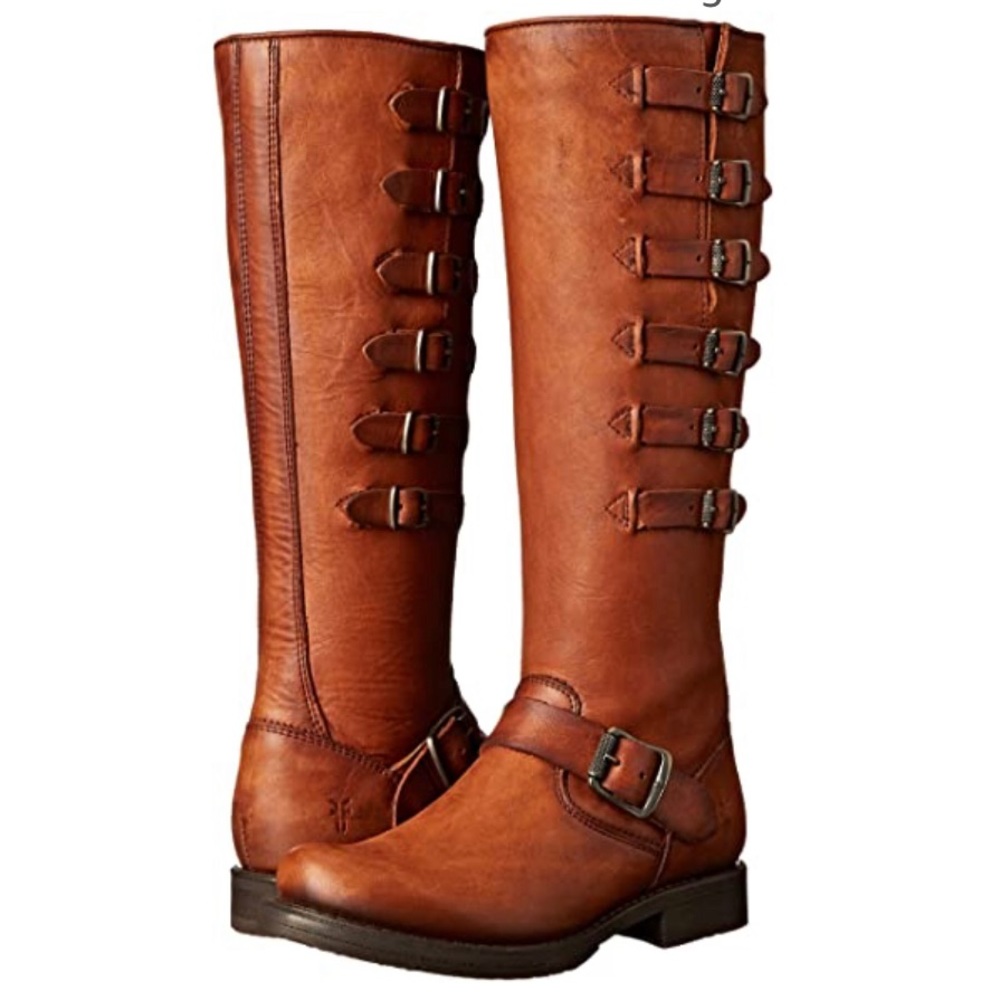 Frye Veronica belted tall boot | size 7.5 | NWOT